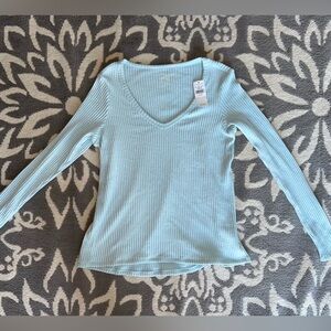 NWT American Eagle Sweater AE Size XS Soft light blue
